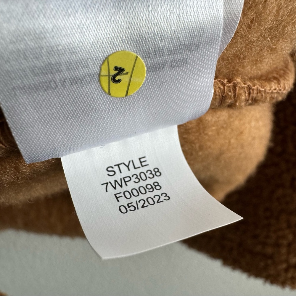 Lucky Brand Faux Fur Teddy Coat Jacket Tan Brown Cozy Fall Winter - Picture 10 of 10